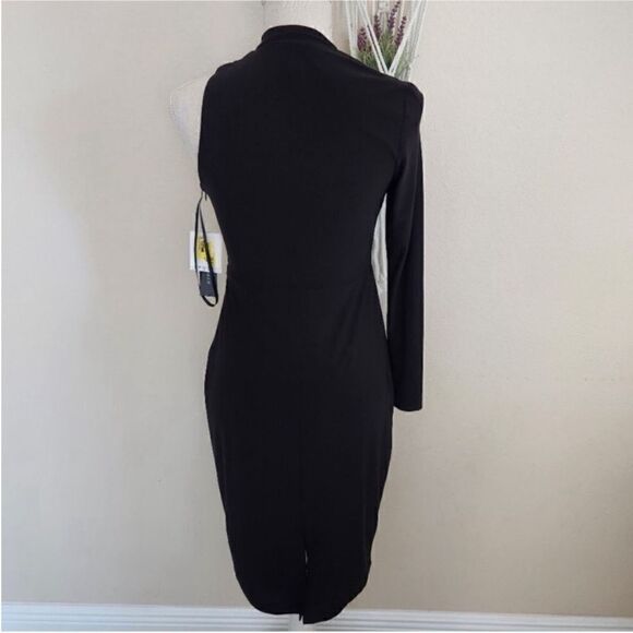 Betsy & Adam Delaney Short One Sleeve Asmmetrical
Cut Out Dress Black Size 6 - Picture 9 of 12